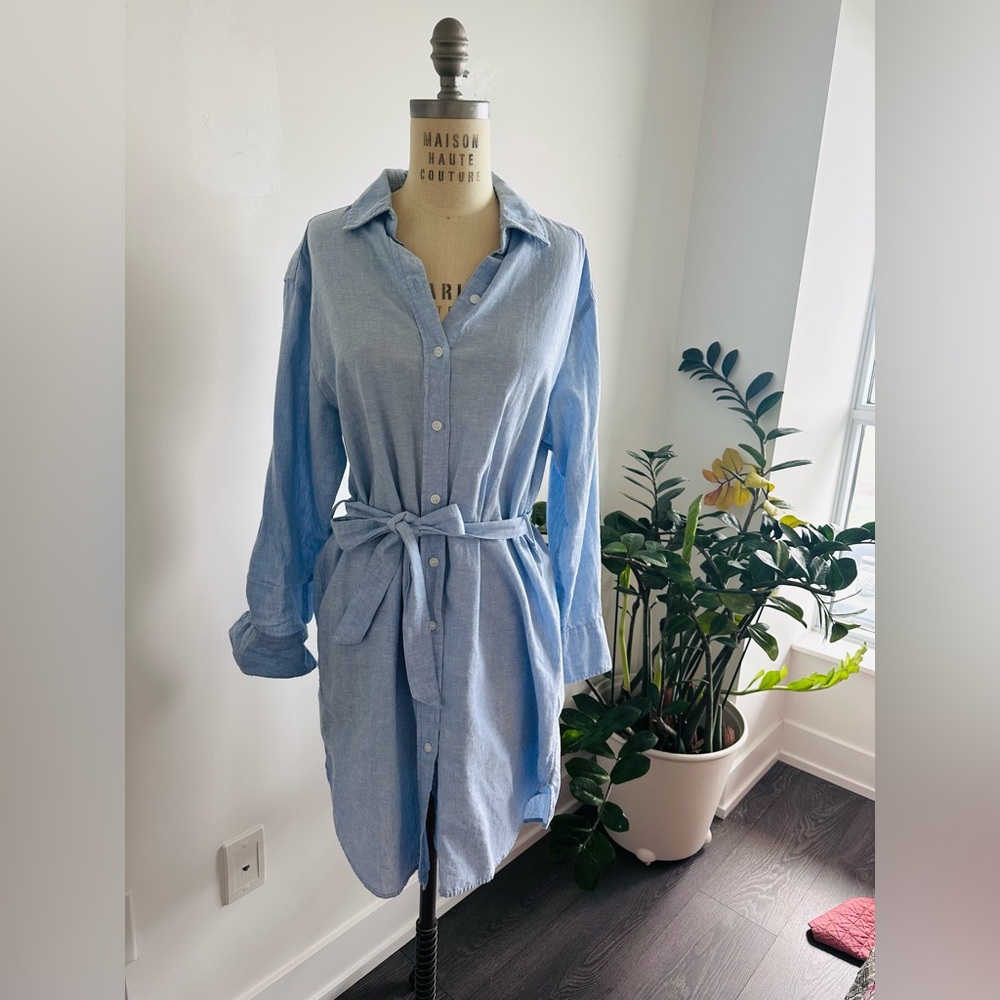 H&M Light Blue Shirt Deess
